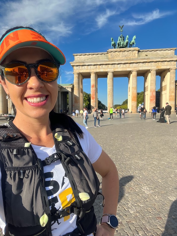 Lívia com medalha em Berlim